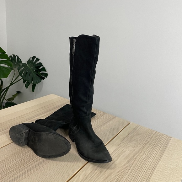 Tall Black Leather Boots - Aldo - Picture 2 of 8